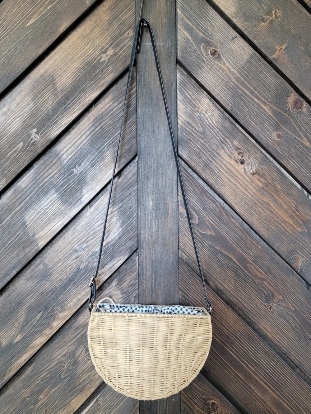 Straw Studios Half-Moon Crossbody Bag
